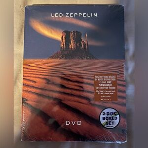 Led Zeppelin DVD Video 2-Disc Boxed Set - BRAND NEW SEALED PACKAGING